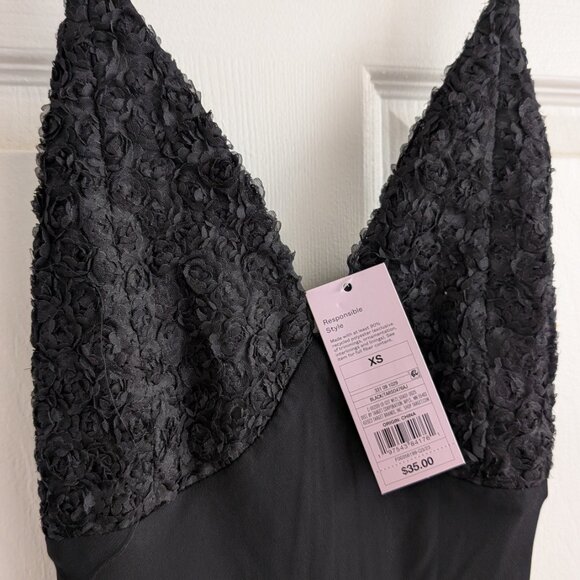 *NEW* XS Wild Fable Women's Sleeveless Rosette Cup Maxi Dress - Picture 5 of 5